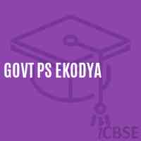 Govt Ps Ekodya Primary School Logo