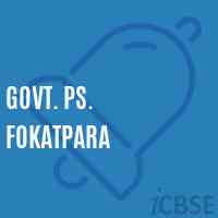Govt. Ps. Fokatpara Primary School Logo