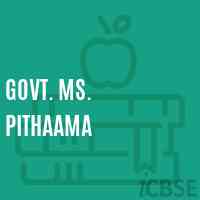 Govt. Ms. Pithaama Middle School Logo