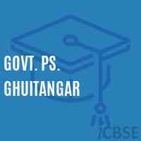 Govt. Ps. Ghuitangar Primary School Logo