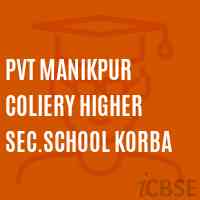 Pvt Manikpur Coliery Higher Sec.School Korba Logo