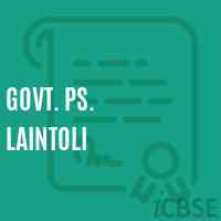 Govt. Ps. Laintoli Primary School Logo