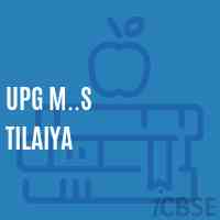 Upg M..S Tilaiya Middle School Logo