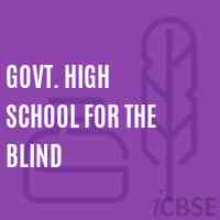 Govt. High School For The Blind Logo