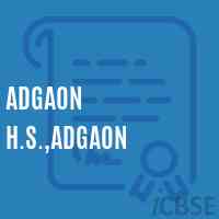 Adgaon H.S.,Adgaon School Logo