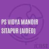 Ps Vidya Mandir Sitapur (Aided) Primary School Logo