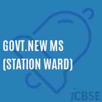 Govt.New Ms (Station Ward) Middle School Logo