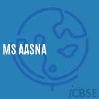 Ms Aasna Middle School Logo