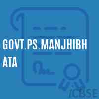 Govt.Ps.Manjhibhata Primary School Logo