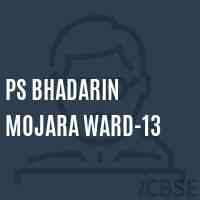 Ps Bhadarin Mojara Ward-13 Primary School Logo