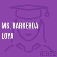 Ms. Barkehda Loya Middle School Logo