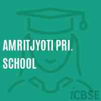 Amritjyoti Pri. School Logo