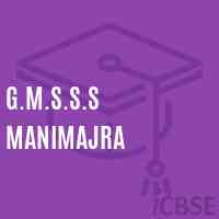 G.M.S.S.S Manimajra Senior Secondary School Logo