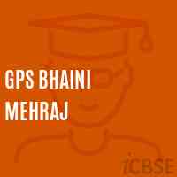 Gps Bhaini Mehraj Primary School Logo