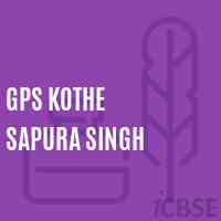 Gps Kothe Sapura Singh Primary School Logo