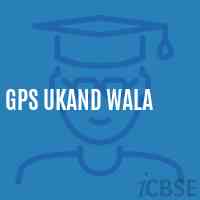 Gps Ukand Wala Primary School Logo