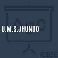 U.M.S.Jhundo Middle School Logo