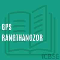 Gps Rangthangzor Primary School Logo