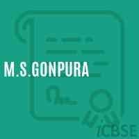 M.S.Gonpura Middle School Logo