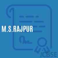 M.S.Rajpur Middle School Logo