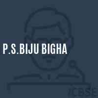 P.S.Biju Bigha Primary School Logo
