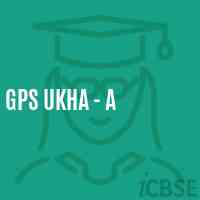 Gps Ukha - A Primary School Logo