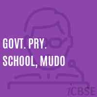 Govt. Pry. School, Mudo Logo