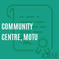 Community Centre, Motu School Logo
