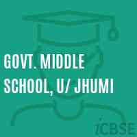 Govt. Middle School, U/ Jhumi Logo