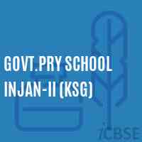 Govt.Pry School Injan-Ii (Ksg) Logo