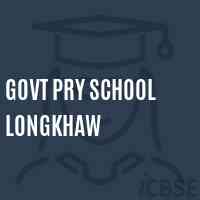 Govt Pry School Longkhaw Logo