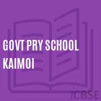 Govt Pry School Kaimoi Logo
