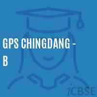 Gps Chingdang - B Primary School Logo