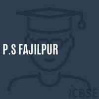 P.S Fajilpur Primary School Logo