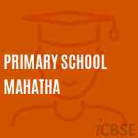 Primary School Mahatha Logo