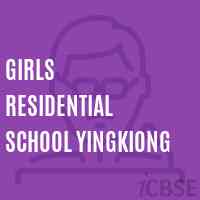 Girls Residential School Yingkiong Logo
