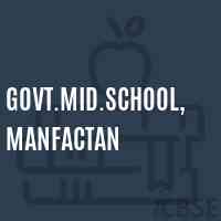 Govt.Mid.School,Manfactan Logo