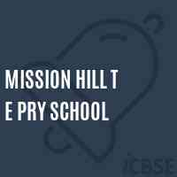 Mission Hill T E Pry School Logo
