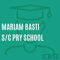 Mariam Basti S/c Pry School Logo