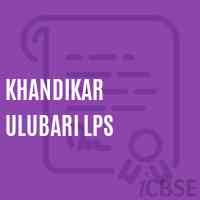 Khandikar Ulubari Lps Primary School Logo