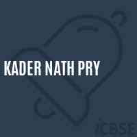 Kader Nath Pry Primary School Logo