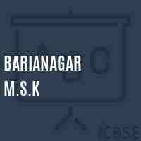 Barianagar M.S.K School Logo