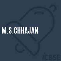 M.S.Chhajan Middle School Logo