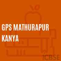 Gps Mathurapur Kanya Primary School Logo