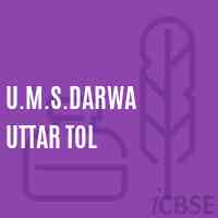 U.M.S.Darwa Uttar Tol Middle School Logo