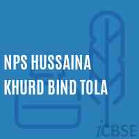 Nps Hussaina Khurd Bind Tola Primary School Logo