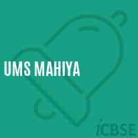 Ums Mahiya Middle School Logo