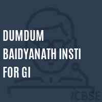 Dumdum Baidyanath Insti For Gi High School Logo