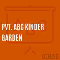 Pvt. Abc Kinder Garden Primary School Logo