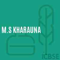 M.S Kharauna Middle School Logo